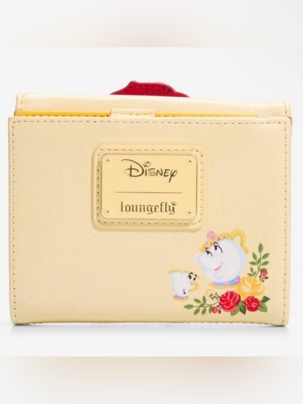 Loungefly Disney Beauty and The Beast Enchanted Rose Shimmer Mini Backpack Set - Picture 7 of 11